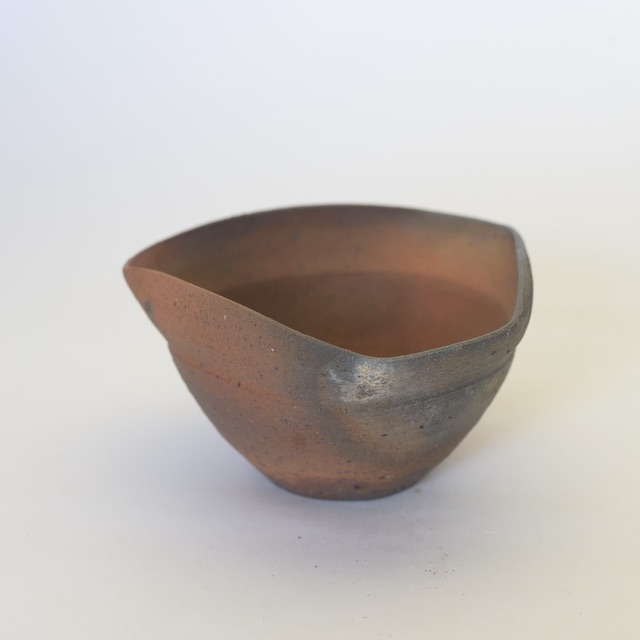 中里隆　唐津南蛮三方向附 【茶道具】【唐津焼き】