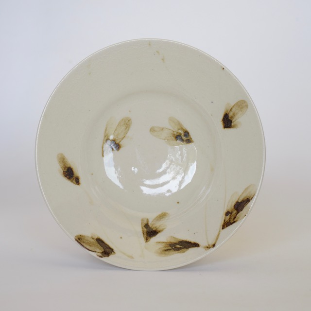 中里隆　アンダーソンランチ　鉄絵向付　【茶道具】【向附】