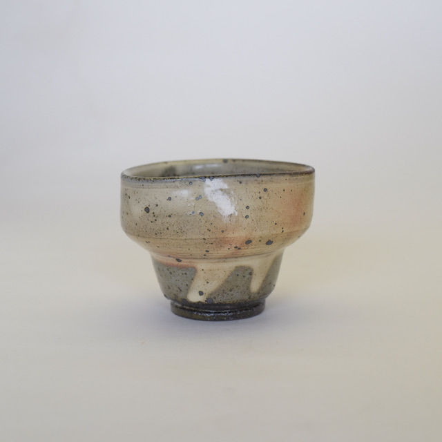 中里隆　唐津粉引三方湯呑み【唐津焼】