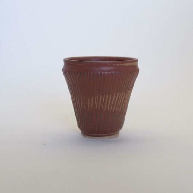 中里隆　アンダーソンランチ　アイアンレッド線文カップ