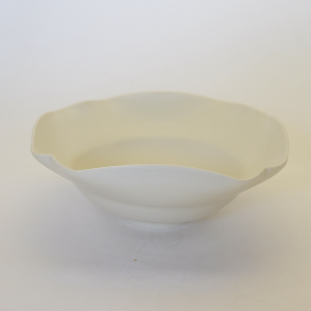 中里隆　アリゾナ　白磁四方鉢【中鉢】【送料無料】