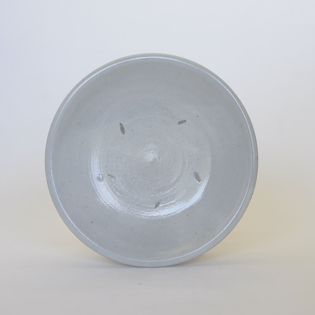 中里隆　白磁皿　