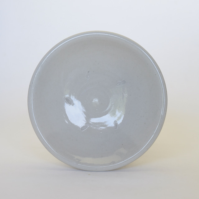 中里隆　白磁皿　