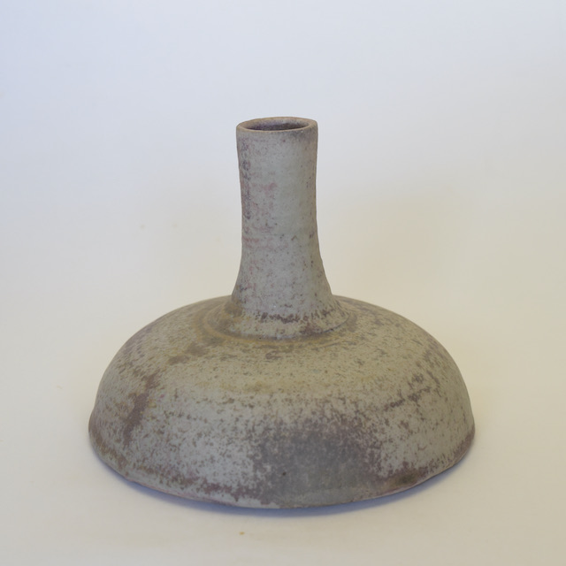 中里隆　ソーダ窯砧花入　【花瓶】