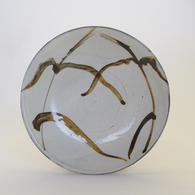 中里隆　唐津絵粉引小皿 【茶道具】【向付】【唐津焼き】