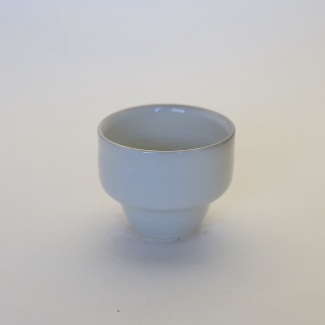 中里隆　白釉湯呑