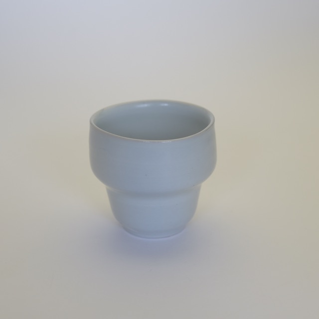 中里隆　アリゾナ　白釉湯呑