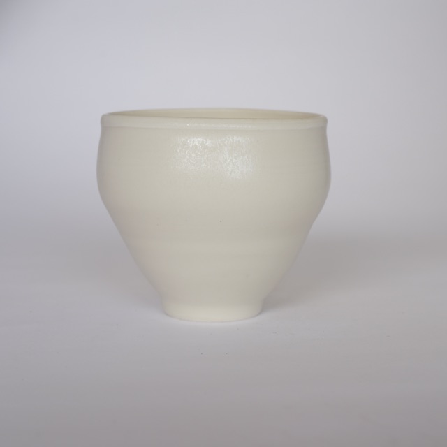 中里隆　アリゾナ白磁わん【中鉢】【送料無料】