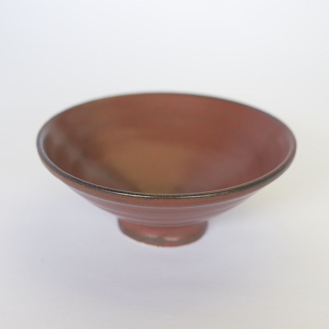 中里隆　錆朱碗【中鉢】