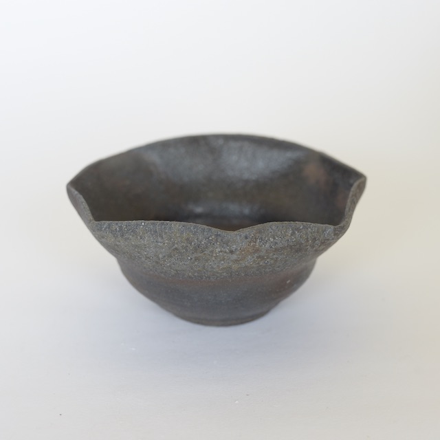 中里隆　ユタ　焼〆八角向附【茶道具】【向付】