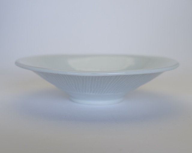 中里隆　アンダーソンランチ　白磁線刻文鉢