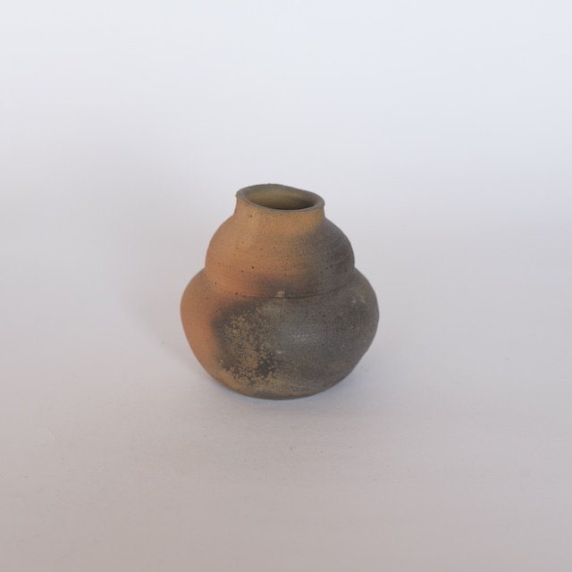 中里隆　唐津南蛮瓢花入れ　【花瓶】