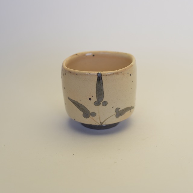 中里隆　絵粉引四方小鉢