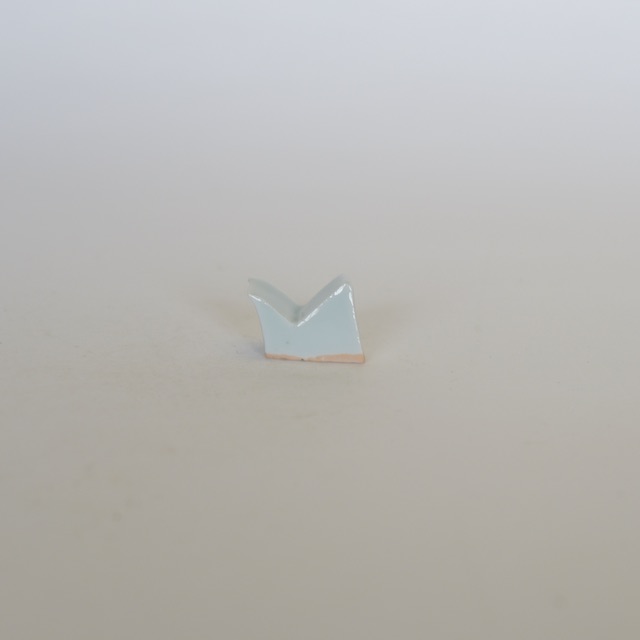 中里隆　青白磁箸置 （1客）