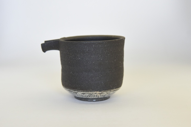 中里隆　焼き〆三島文片口【酒器】【送料無料】