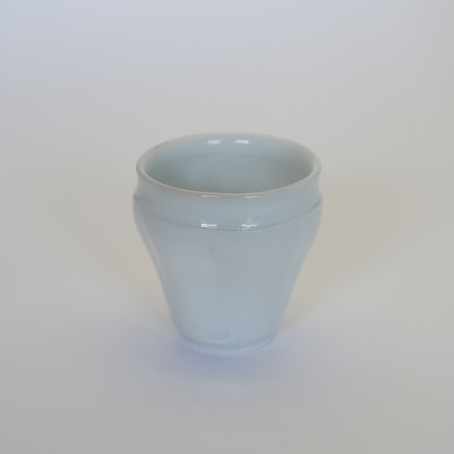 中里隆　アンダーソンランチ　白磁そぎめミニカップ【ぐい呑み】【盃】