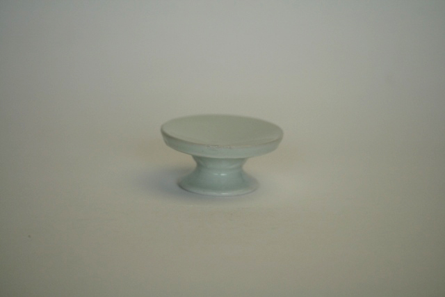 中里隆　アンダーソンランチ　白磁高脚豆皿 【和食器】