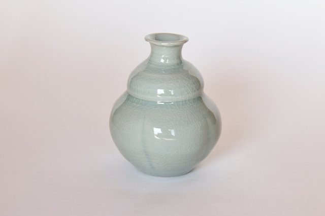 中里隆　アンダーソンランチ　青白磁瓢徳利【酒器】【送料無料】