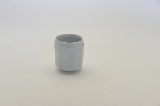 中里隆　アンダーソンラン　青白磁つぼつぼ 【茶道具】