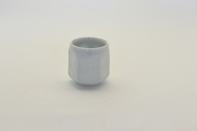中里隆　アンダーソンラン　青白磁つぼつぼ 【茶道具】
