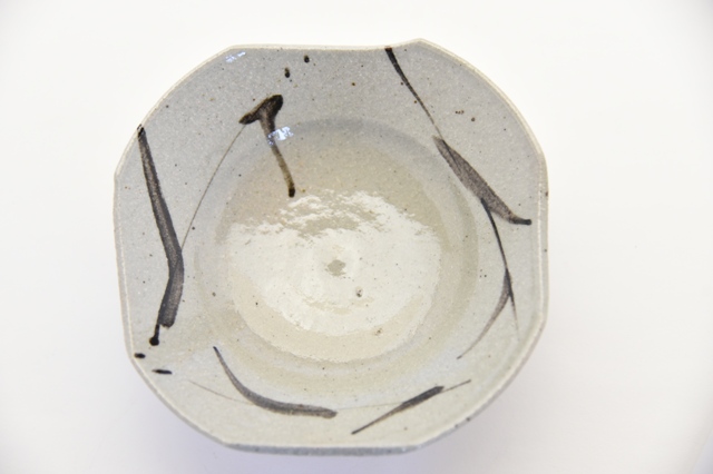 中里隆　絵唐津角切皿【送料無料】