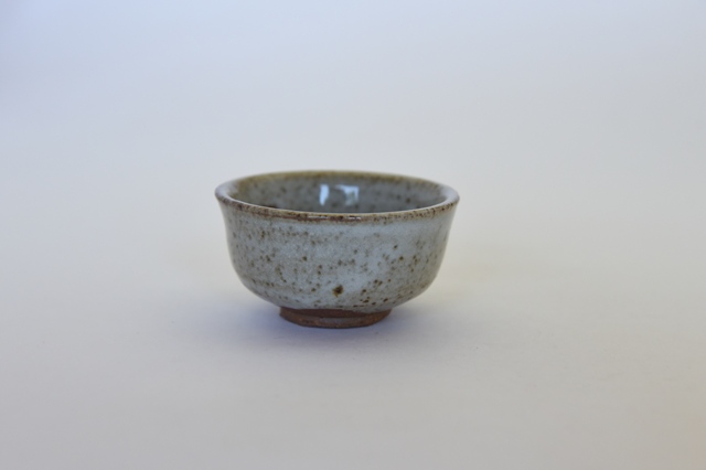 中里隆　アンダーソンランチ白釉ぐい呑み【盃】【酒器】【送料無料】