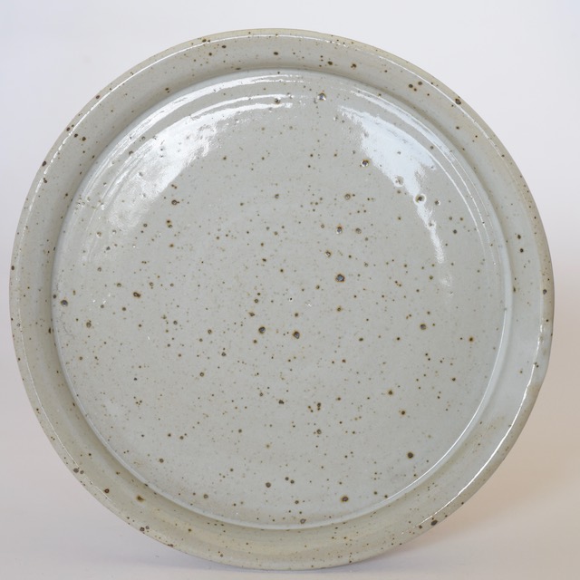 中里隆　アンダーソンランチ白釉平皿【送料無料】