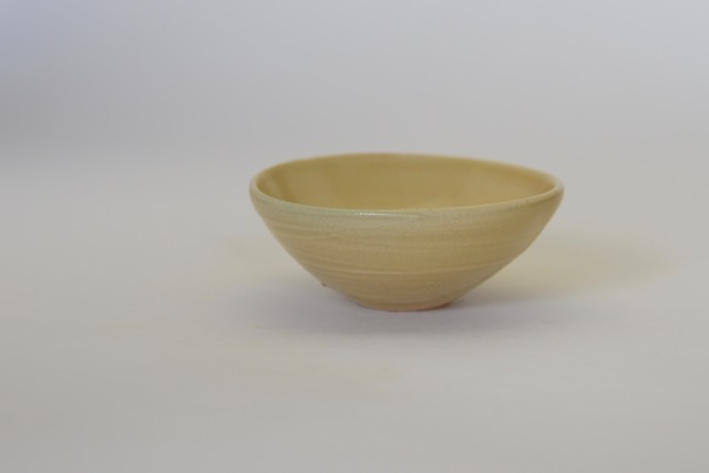 中里隆　倚山窯　黄釉ぐい呑み【酒器】【盃】【送料無料】