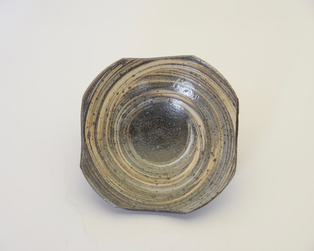 中里隆　唐津刷毛目角切向附 【茶道具】【唐津焼き】
