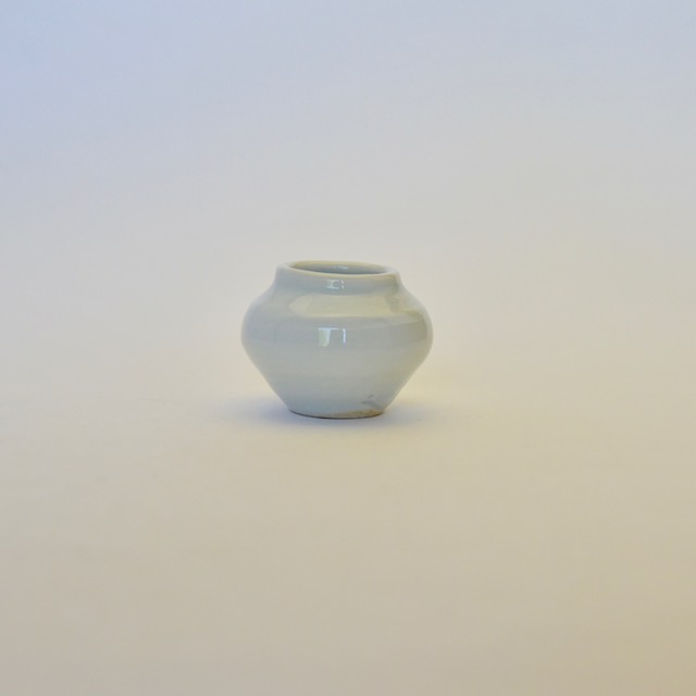 中里隆　アンダーソンラン　白磁つぼつぼ 【茶道具】