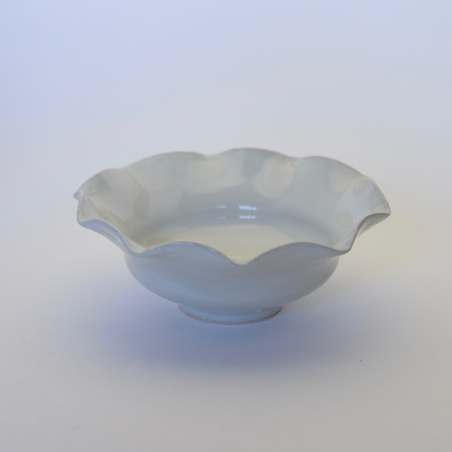 中里隆　アンダーソンランチ　白磁輪花鉢【中鉢】【送料無料】