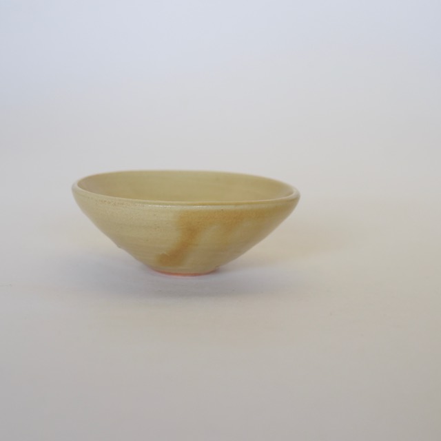 中里隆　倚山窯　黄釉ぐい呑み【酒器】【盃】【送料無料】