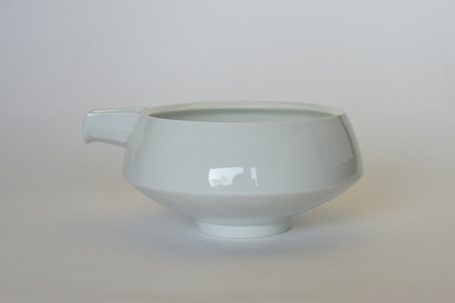 中里隆　日常のうつわ　片口　【酒器】【白磁器】