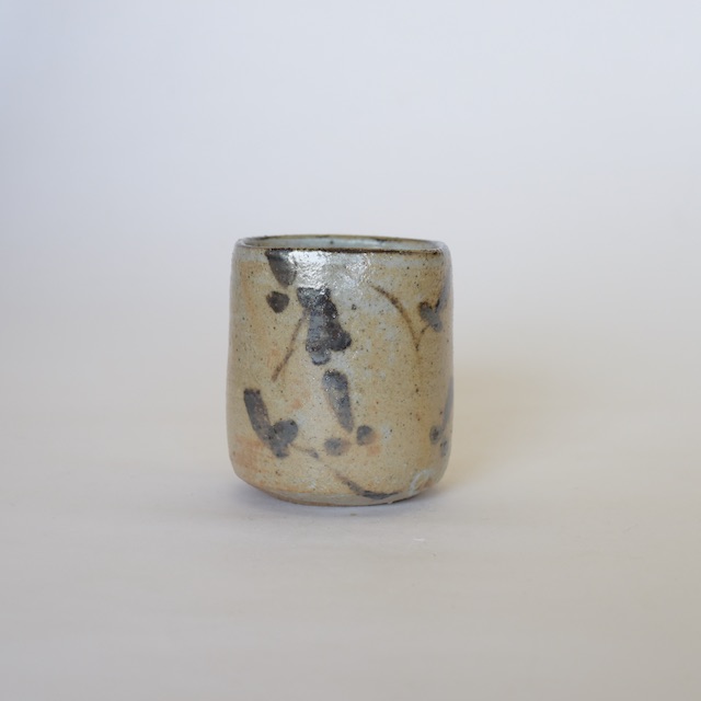 土屋由起子　絵唐津草文湯呑