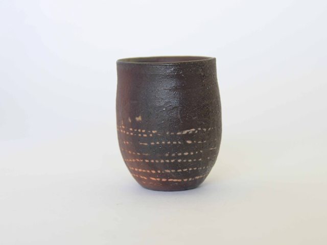 古谷朱里　花の木点文湯呑