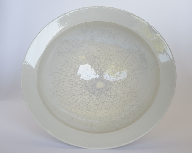 中里花子 貫入粉引リムボウル21 【パスタボウル】