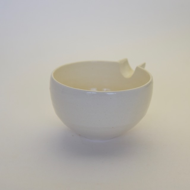 中里花子の酒器 ホワイト釉 片口 器作家の和食器で引き出物 ギフト