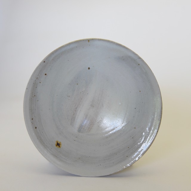 中里花子　刷毛目ダブルリップ皿　