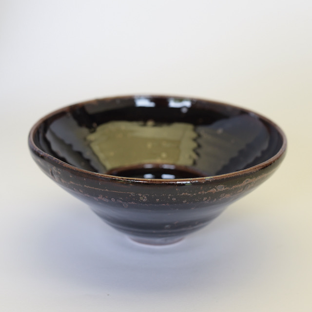 中里花子  飴釉ぽっこりボウル