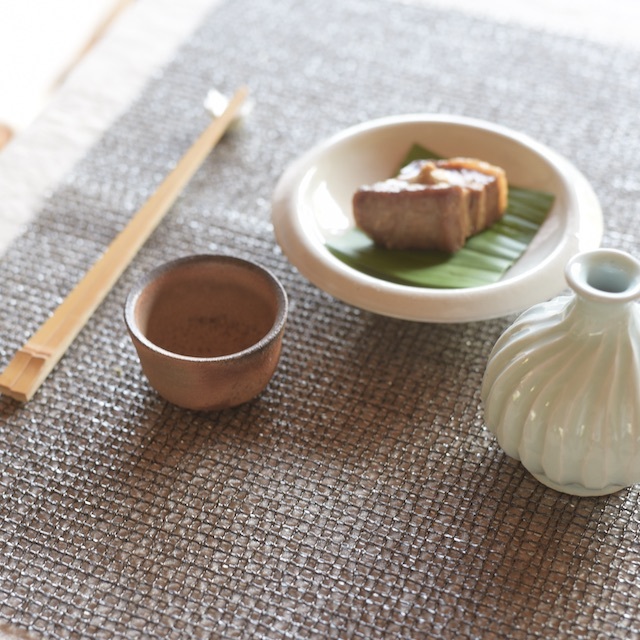 中里隆 スケルツコー焼しめぐい呑み 【盃】 素敵な器作家のうつわが