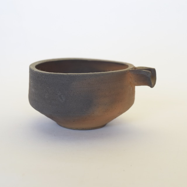 人気作家★中里隆★唐津南蛮麦酒器C★緋色 陶芸家、中里隆 唐津南蛮ぐい呑【盃】 素敵な器作家のうつわが