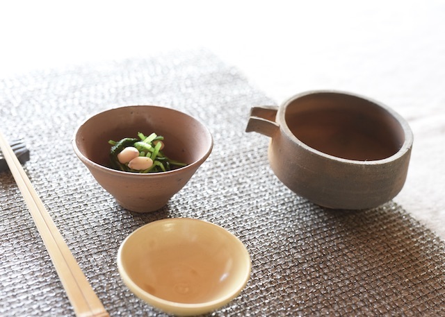 人気作家★中里隆★唐津南蛮麦酒器D★緋色 中里隆の酒器 唐津南蛮片口