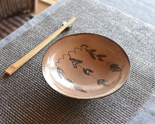 72 中里隆 絵唐津皿 約23cm 隆太窯 中里隆 絵唐津皿