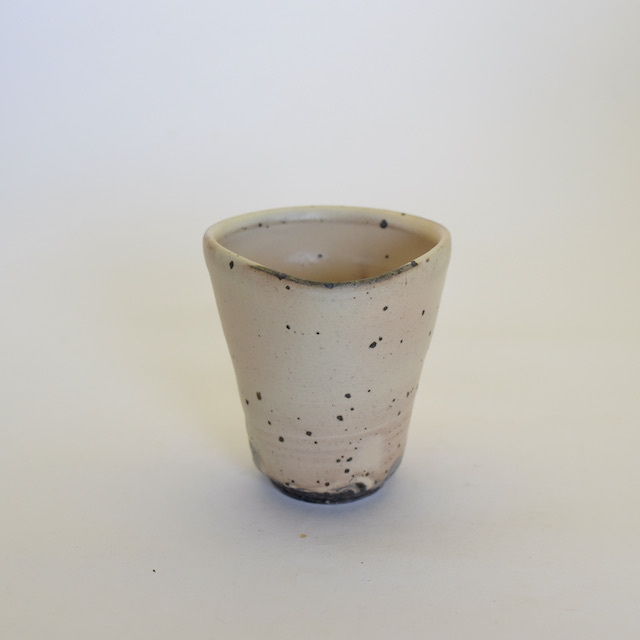 唐津焼 中里隆 唐津絵粉引三方湯呑み 素敵な器作家のうつわが