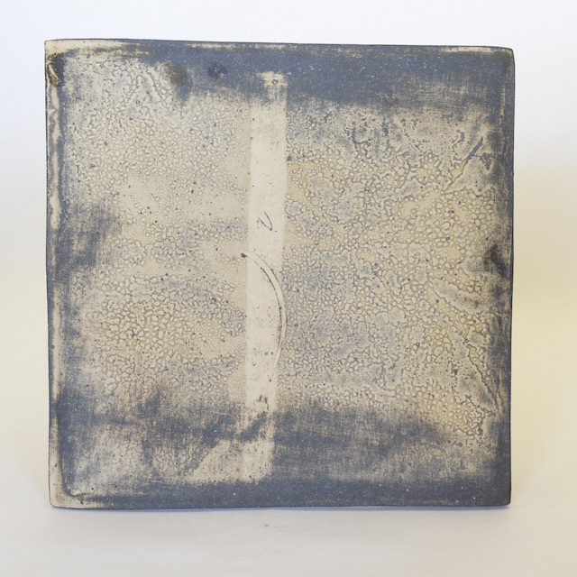 唐津焼 中里隆 唐津粉引布目地皿 【角皿】