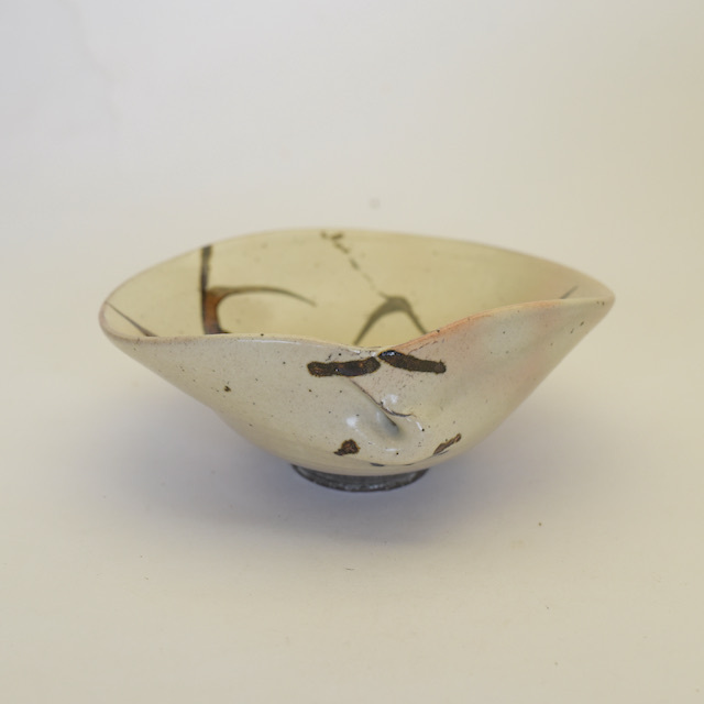 中里隆 絵粉引蛤向付