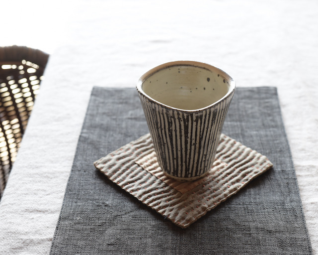 共箱あり) 中里隆 唐津焼 唐津三島皿 中里隆 唐津三島皿