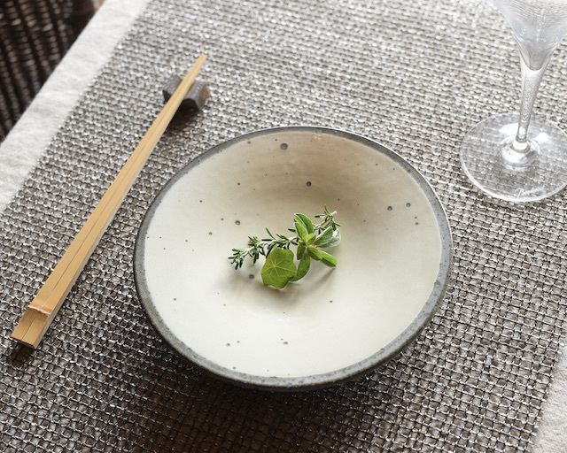ドリー 中里隆 唐津 粉引 銘々皿 5客 共箱 小皿 【k3121】 唐津焼 中里隆 唐津粉引皿