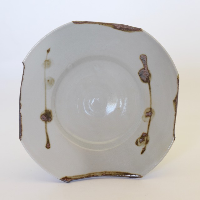 中里隆　アンダーソンランチ鉄絵向附　【茶道具】