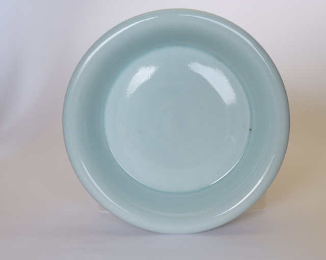 【新品】中里隆　アンダーソンランチ　白磁平皿 中里隆 アンダーソンランチ 青白磁皿 作家もの器で引き出物 和
